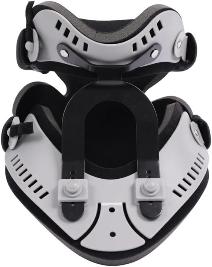 FoRes Neck Brace Adjustable Cervical Traction Device 360° Fixed Wrap 20° Physiological Curvature Repair for Relieves Neck Discomfort and Spine Pressure