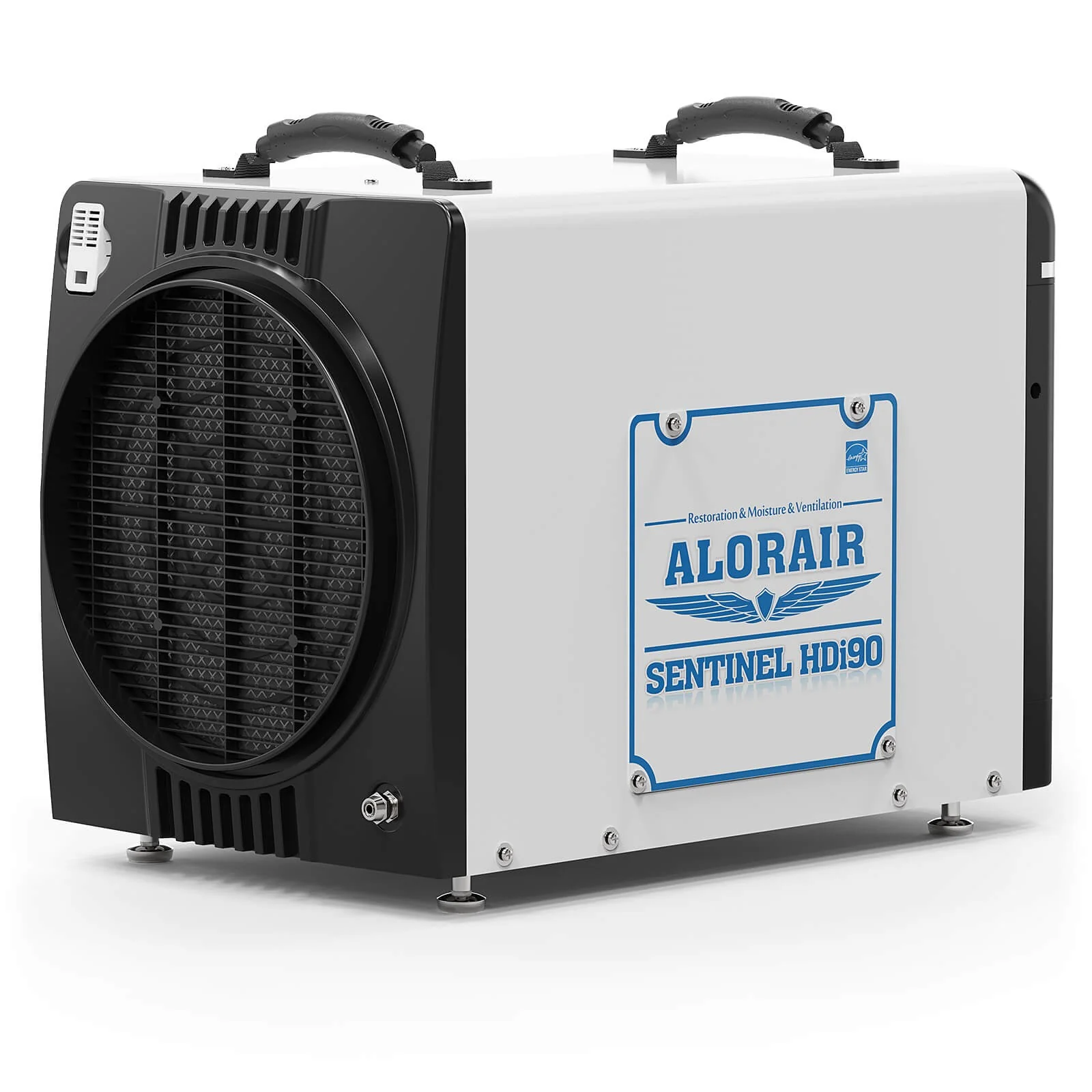 AlorAir Sentinel Energy Star 90 Pint at AHAM Dehumidifier for Crawl Spaces, Basements, or Water Damage Up to 2,600 Sq. Ft.