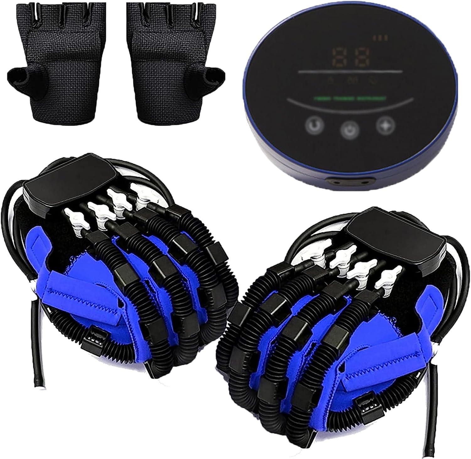 Smart Training Gloves, Rehabilitation Gloves for Stroke Hemiplegia Patients, Help Exercise Hand Function Trainer, Finger Straightening Brace Protector