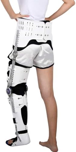 Orthosis Foot Drop,Hinged Knee Hip Support Brace, Hip Knee Ankle Foot Orthosis Leg Fracture, for Leg Or Knee Injury, Lower Limb Paralysis, Hip Walking Fixed with Walking Boots Brace
