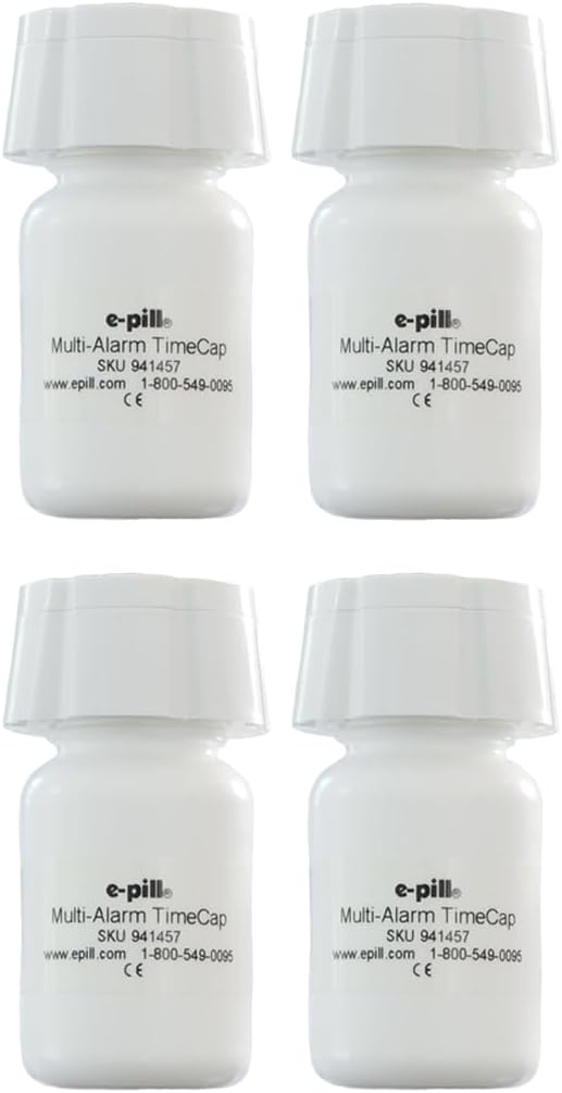 e-Pill TimeCap – Smart Pill Bottle Cap with Last Opened Time Stamp & Up to 24 Daily Alarms (4)