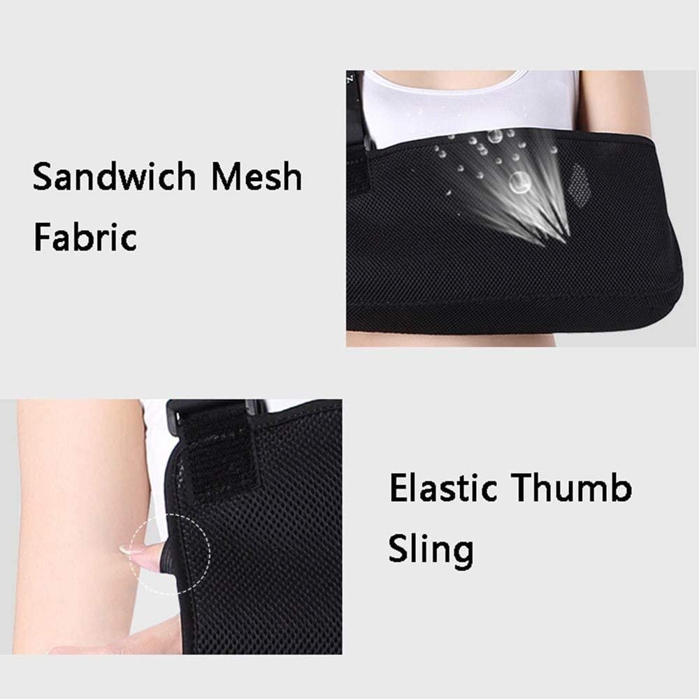 Ergonomic Arm Sling Support Strap For Men And Women Comfortable Immobilizer With Adjustable Slings For Shoulder, Arm, Elbow Pain,Right-S