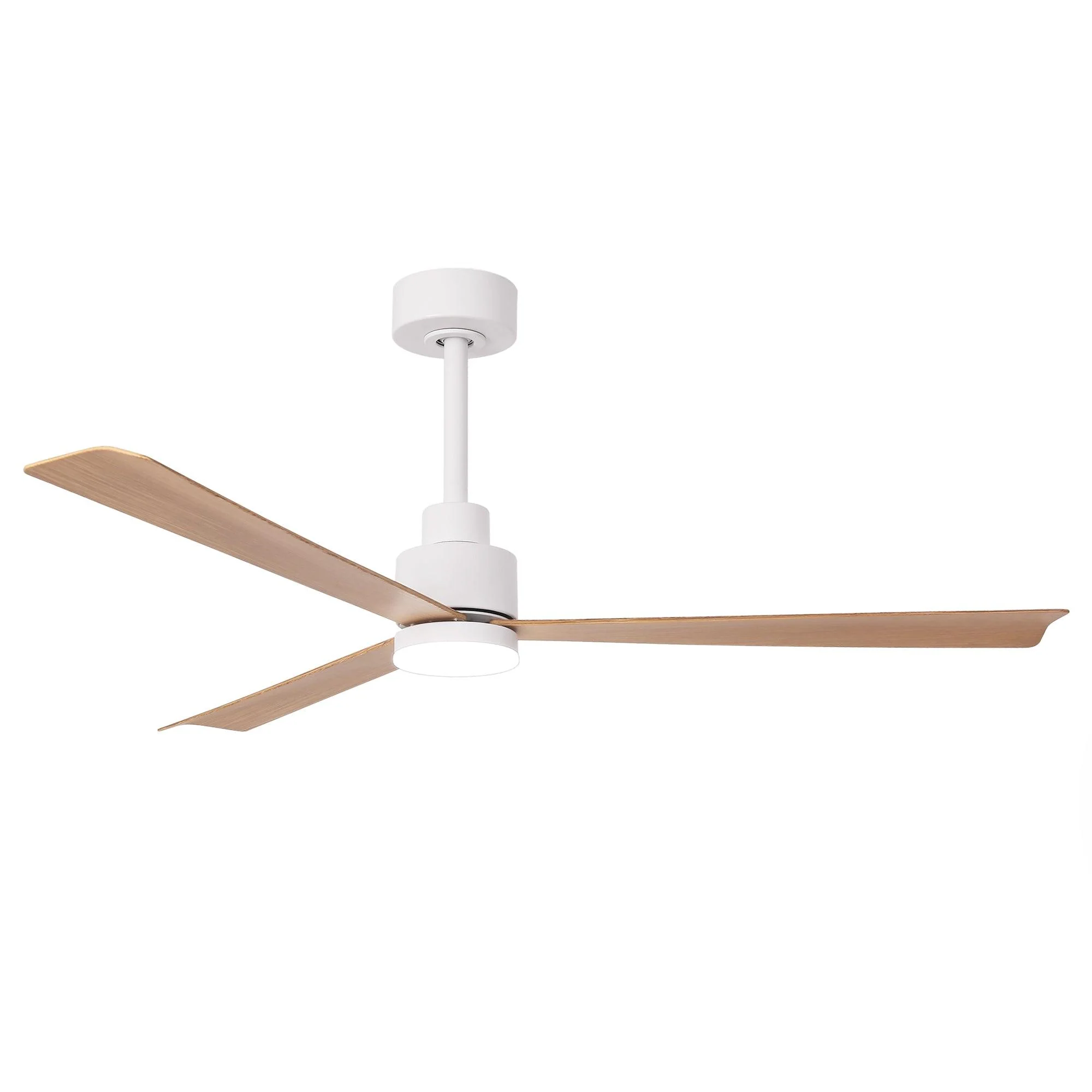 Parrot Uncle 52-Inch Dinah Modern Downrod Mount Ceiling Fan with Remote Control and LED Light