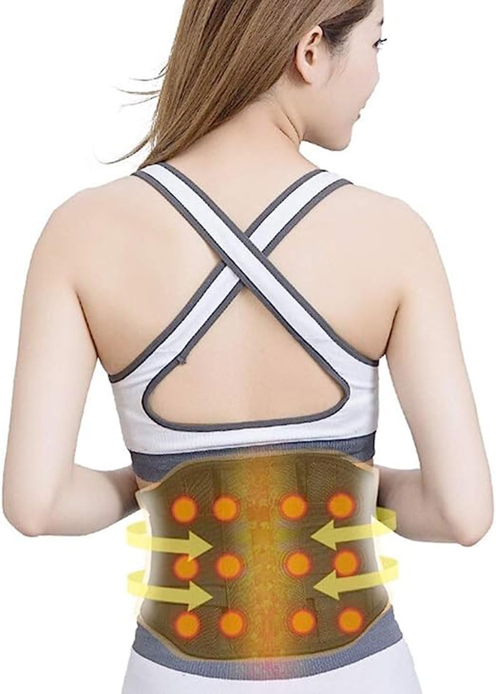 Back Support Belt Lower Back Brace With Adjustable Straps And Built-in Splints, Lumbar Belt For Pain Relief And Injury Prevention