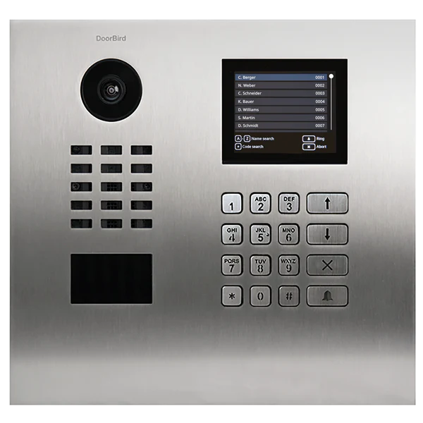 DoorBird D21DKH IP Video Door Station for Multi-Tenant Residences/Buildings in  Stainless Steel V2A