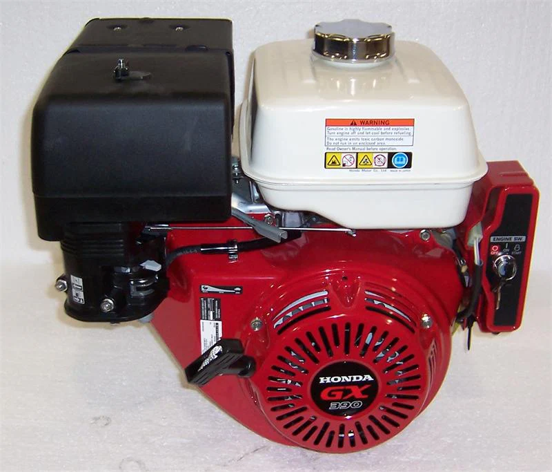 Honda Horizontal Engine 11.7 Net HP 389cc OHV 12V ES 10 Amp 3-31/64 x 1 #GX390-QNE2