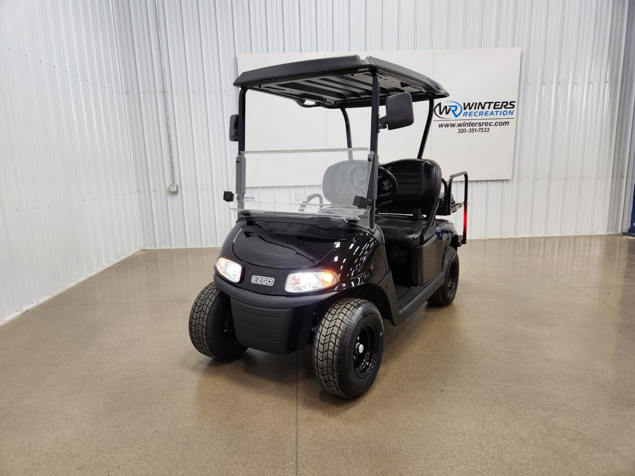 2021 E-Z-GO RXV Lithium Ion STREET READY Golf Cart, Black