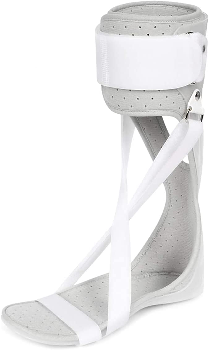 Foot Drop orthosis Foot Support Stroke Drooping Valgus and Varus Correction Shoe Ankle Joint Fixation Brace Rehabilitation Fracture Protection Device (Color : Left, Size : S)