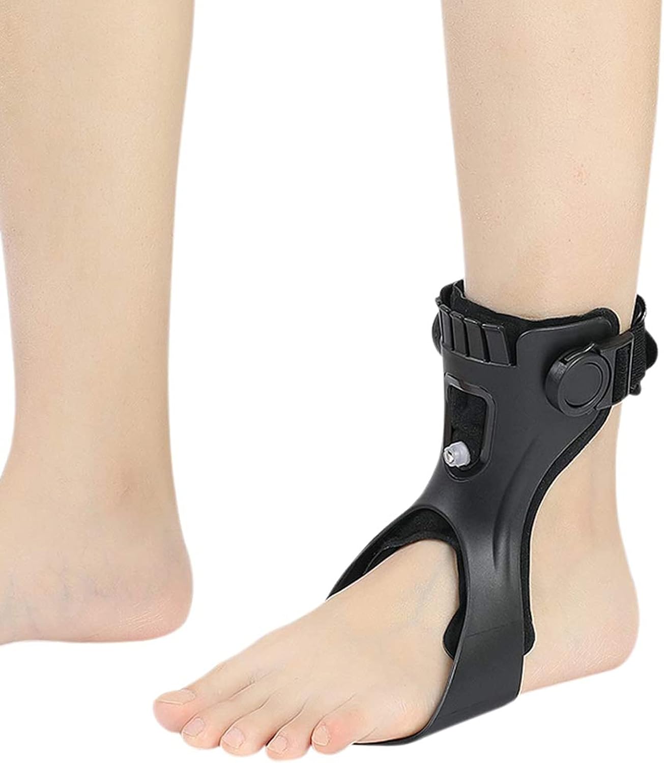 Foot Drop Brace Orthosis, AFO Ankle Orthosis Support with Comfortable Inflatable Airbag, for Improved Walking Gait, Pain Relief and Relieve Pressure (Left-L
