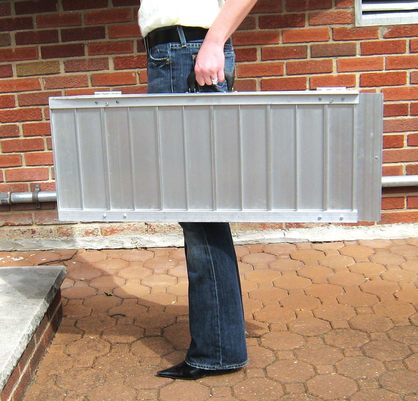 Drive Medical STDS1096 Portable Wheelchair and Scooter Ramp, 5 Feet