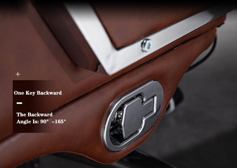 Massage Office Chair Big and Tall Video Task Chair,High Back All Day Comfort Ergonomic Lumbar Support Managerial Computer Desk Chair Flip Up Armrest Big Tall Comfort(Brown