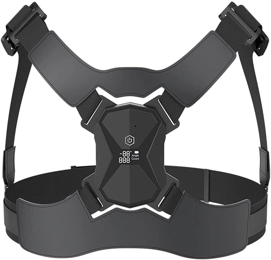 Posture Corrector for Women and Men Adjustable Upper Back Brace,Induction Posture Correct Belt Back Support Waist Straps(Size : One Size)