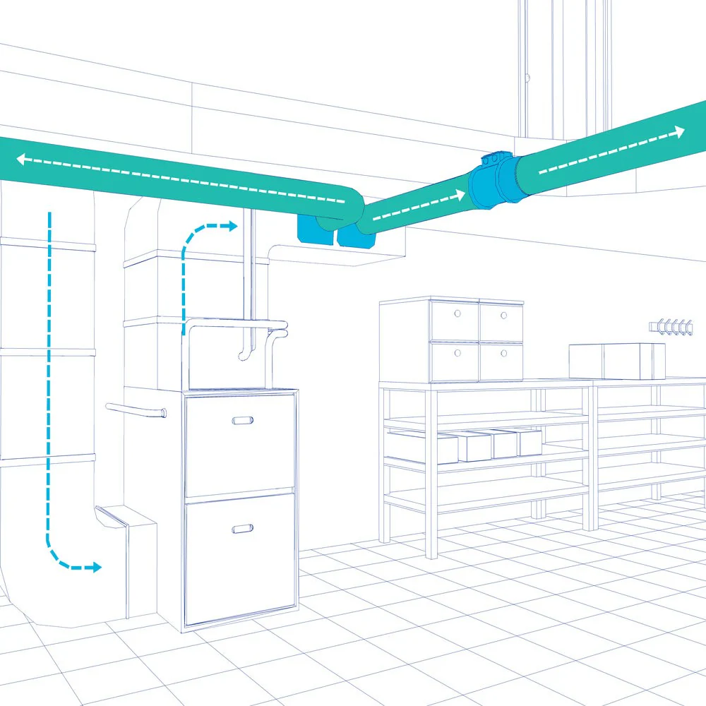Fantech prioAIR Inline Duct Fan