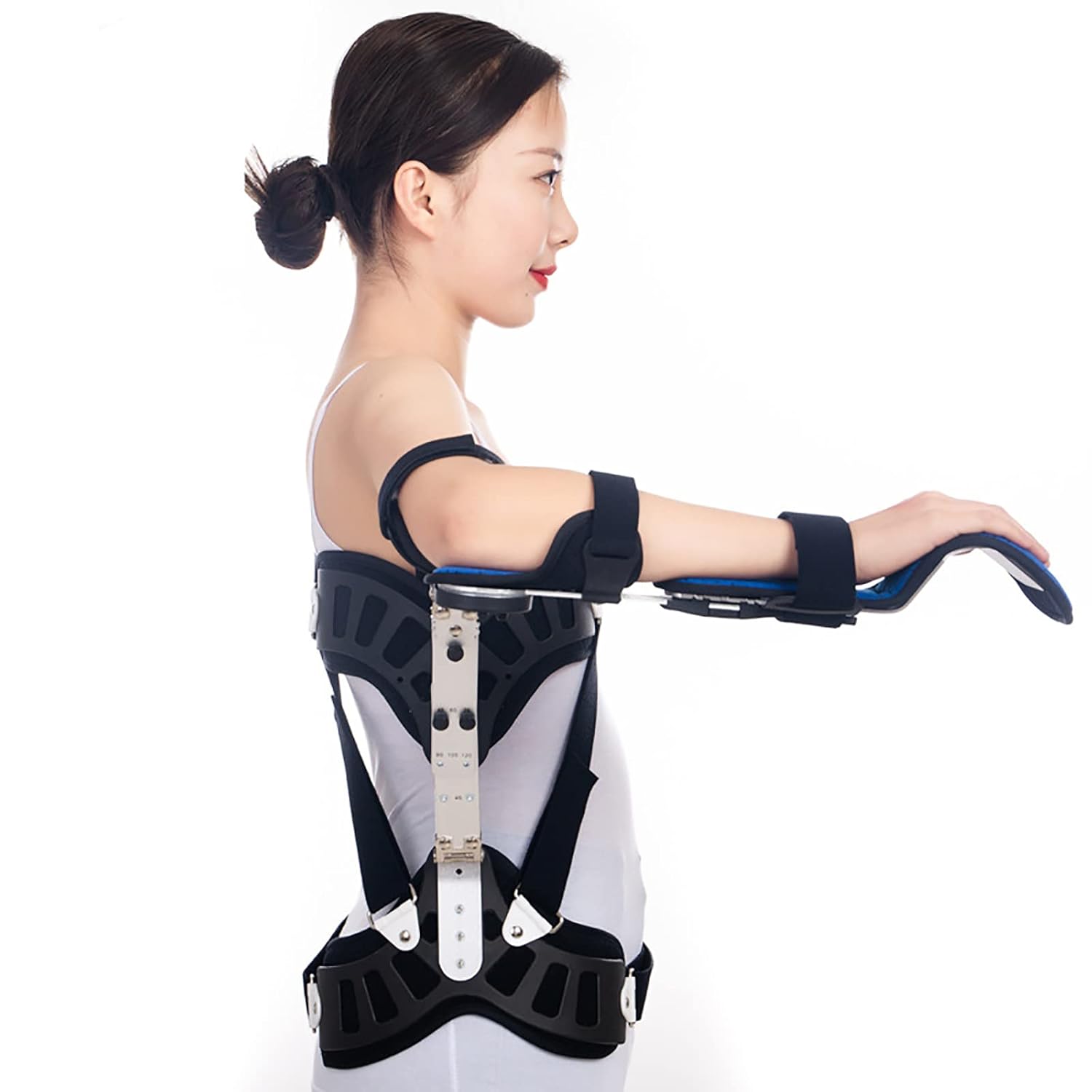 HAILM Shoulder Brace,Adjustable Shoulder Abduction Bracket Fixed Shoulder Orthosis Brace Shoulder Joint Humeral Fracture Dislocation Fixed Stent,Left
