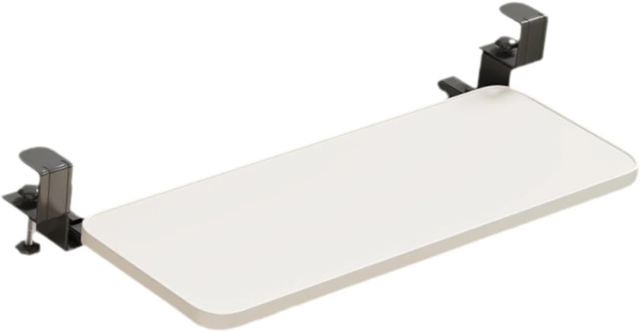 Desk Extend Tray Desk Extend Board Clamp on Adults Easy Installation Portable Supplies Wrist Support Arm Rest Expansion, 60cmx20cmx1.2cm