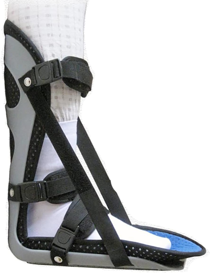 Fracture Boot, Ankle Stabilizer Brace, Plantar Fasciitis Unisex Adjustable Night Splint, Foot Drop Orthosis Ankle Sprain Fixation Brace Foot Support for Ankle Protection