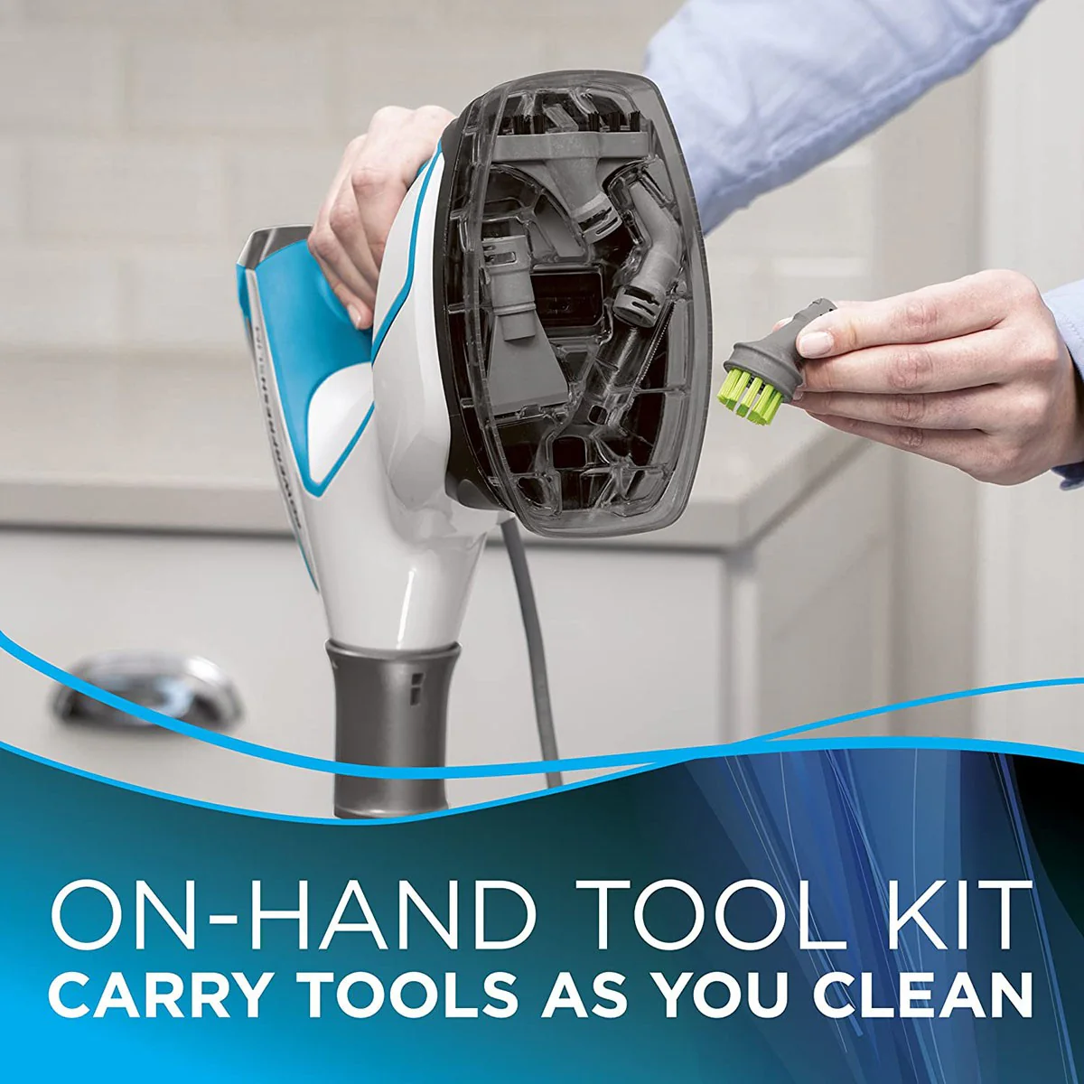 Bissell PowerFresh Slim 3-in-1 Steam Mop & Handheld Steam Cleaner