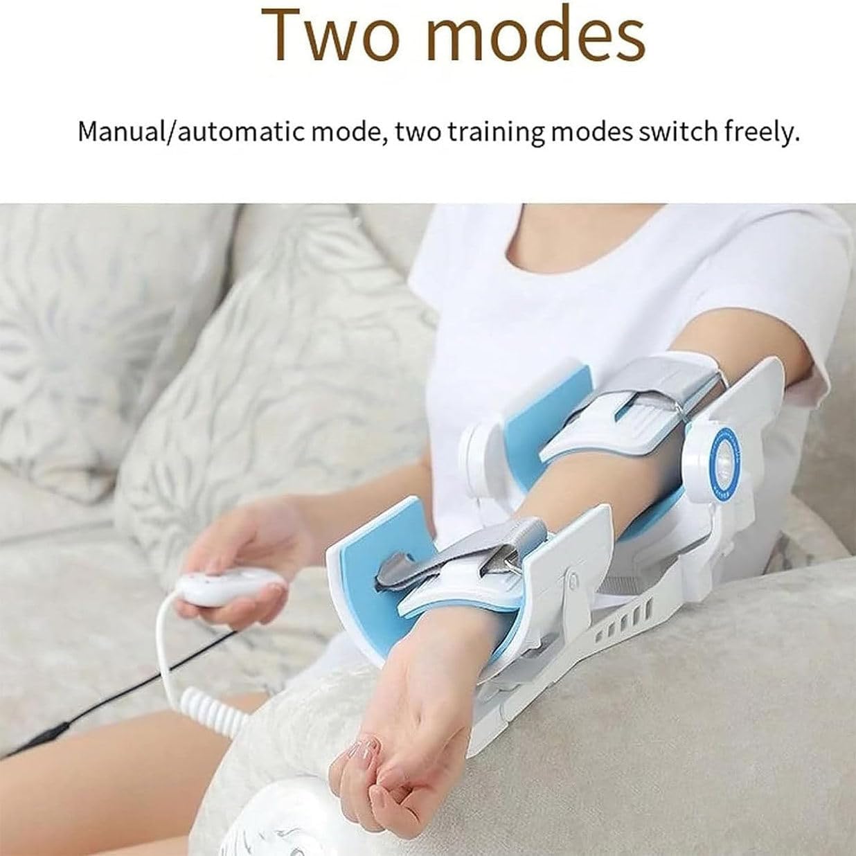 Brace Electric Elbow Joint Rehabilitation Device, Elbow Brace Arm Exerciser, Arm Flexion and Extension Trainer for Stroke Hemiplegia Patients, Adjustable -15° to 150° Angle
