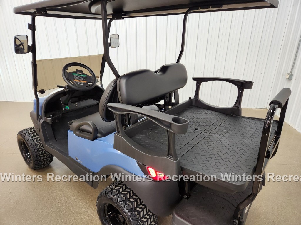2021 Club Car Tempo Lithium Ion DELUXE STREET READY Golf Cart, Ice Blue