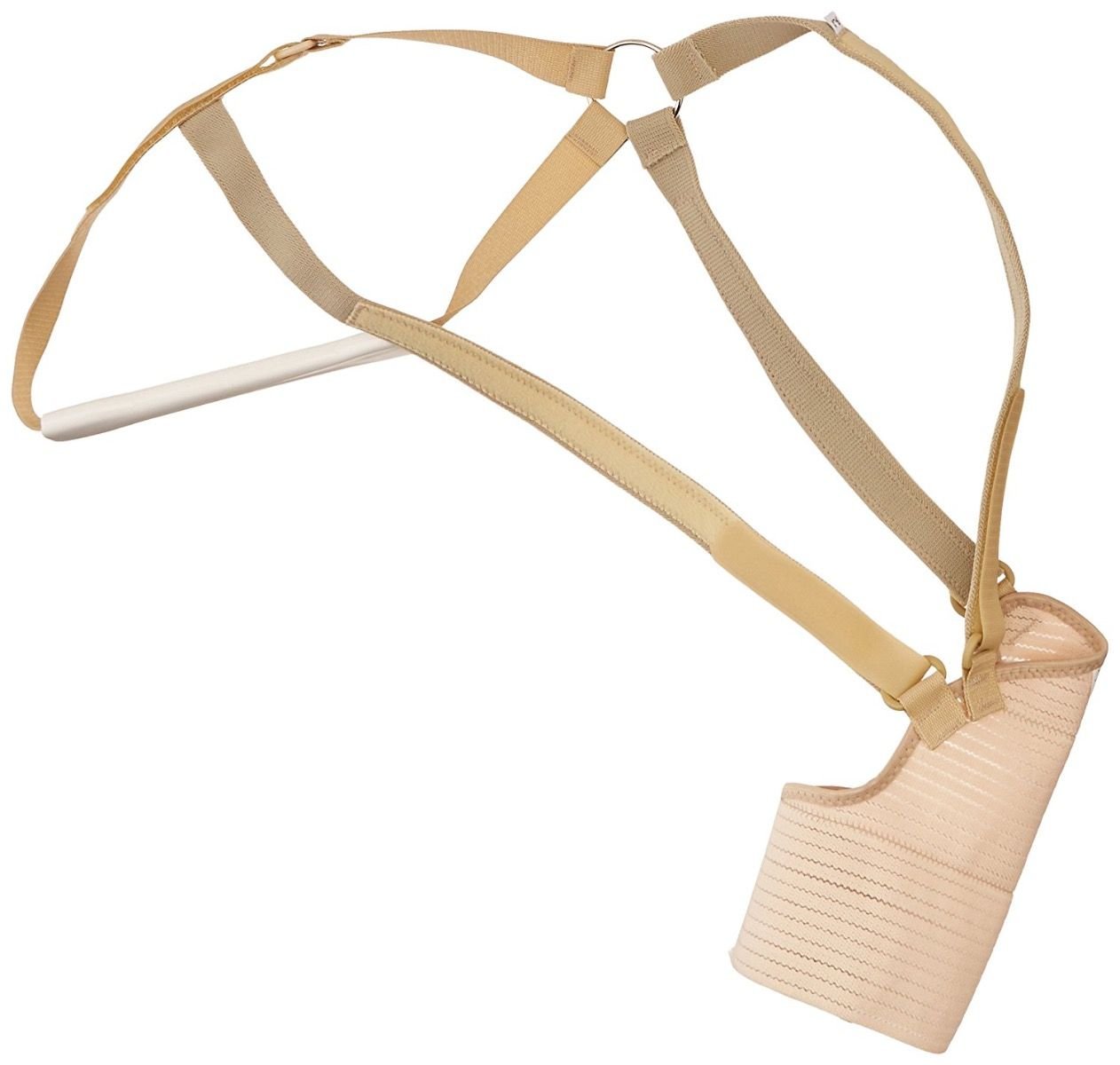 Rolyan Hemi Arm Sling II for Left Arm, Comfortable Shoulder Sling with Elastic Straps, Shoulder Immobilizer Support for After Stroke, Soft Tissue Injury, Surgery, or Ligament Strain, Small