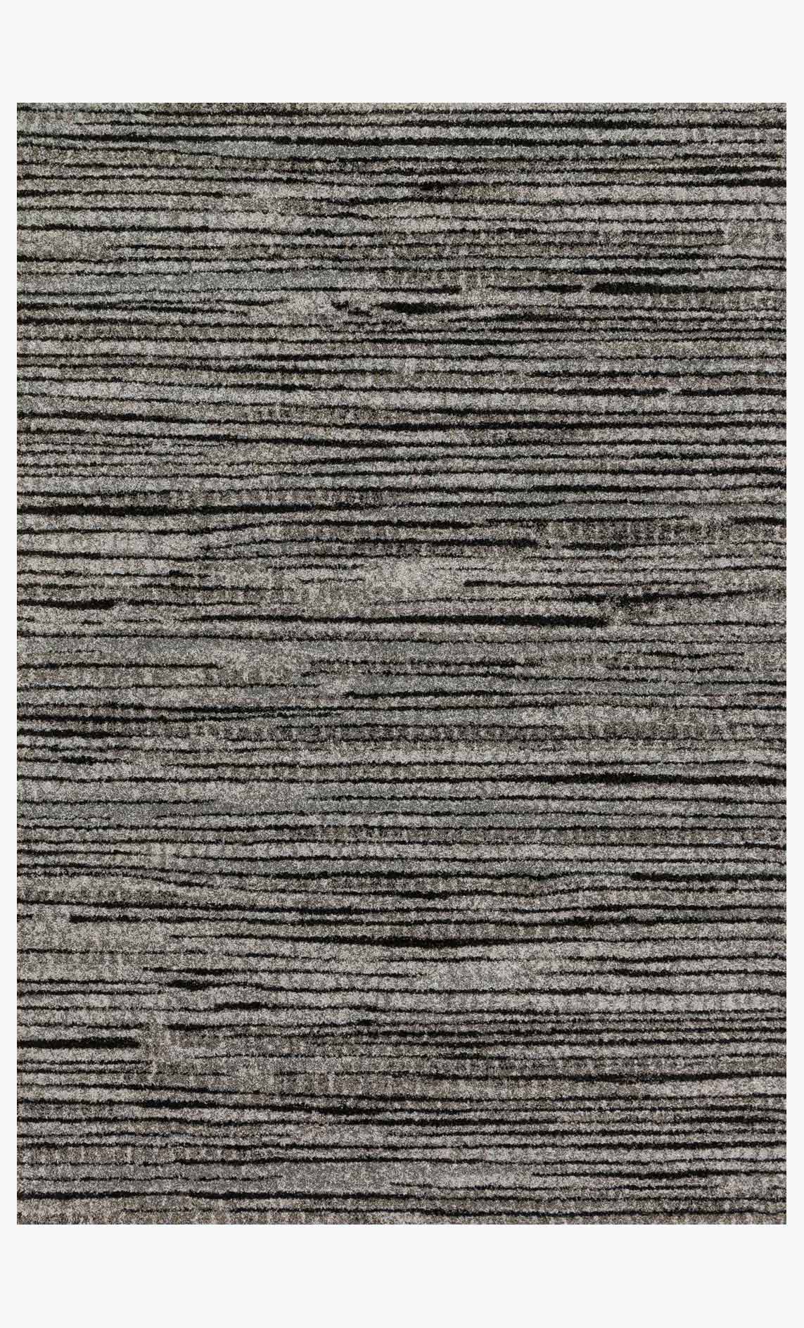Loloi Emory Collection - Transitional Power Loomed Rug in Grey & Black (EB-02)