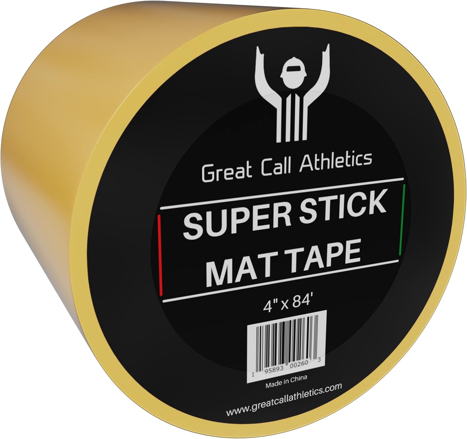 Great Call Athletics | 1 Case of 18 Rolls | Professional Super Stick Wrestling Mat Tape | 4