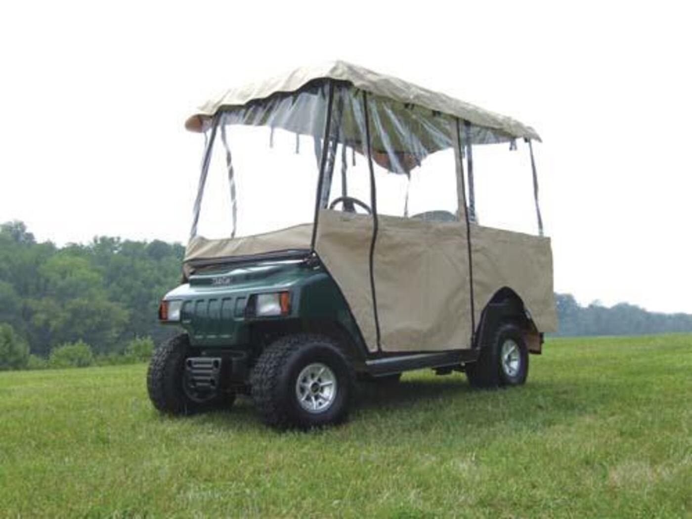 Beige 4-sided 4-Passenger Enclosure – 80′′ Tops (Universal Fit)