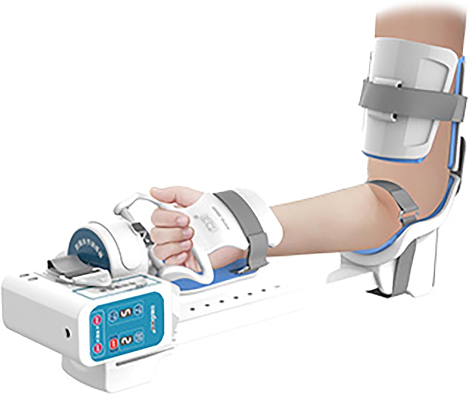 Wrist and Elbow Joint Brace Arm Exerciser, Wrist and Elbow Joint Brace Trainer, 120° Rotation Angle, 9-Level Strength Adjustment and 3-Level Speed Adjustment Right Hand