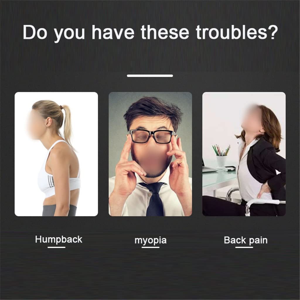 Posture Corrector Upper Back Brace Support Adjustable Back Straightener Relief from Neck Back Shoulder(S code)