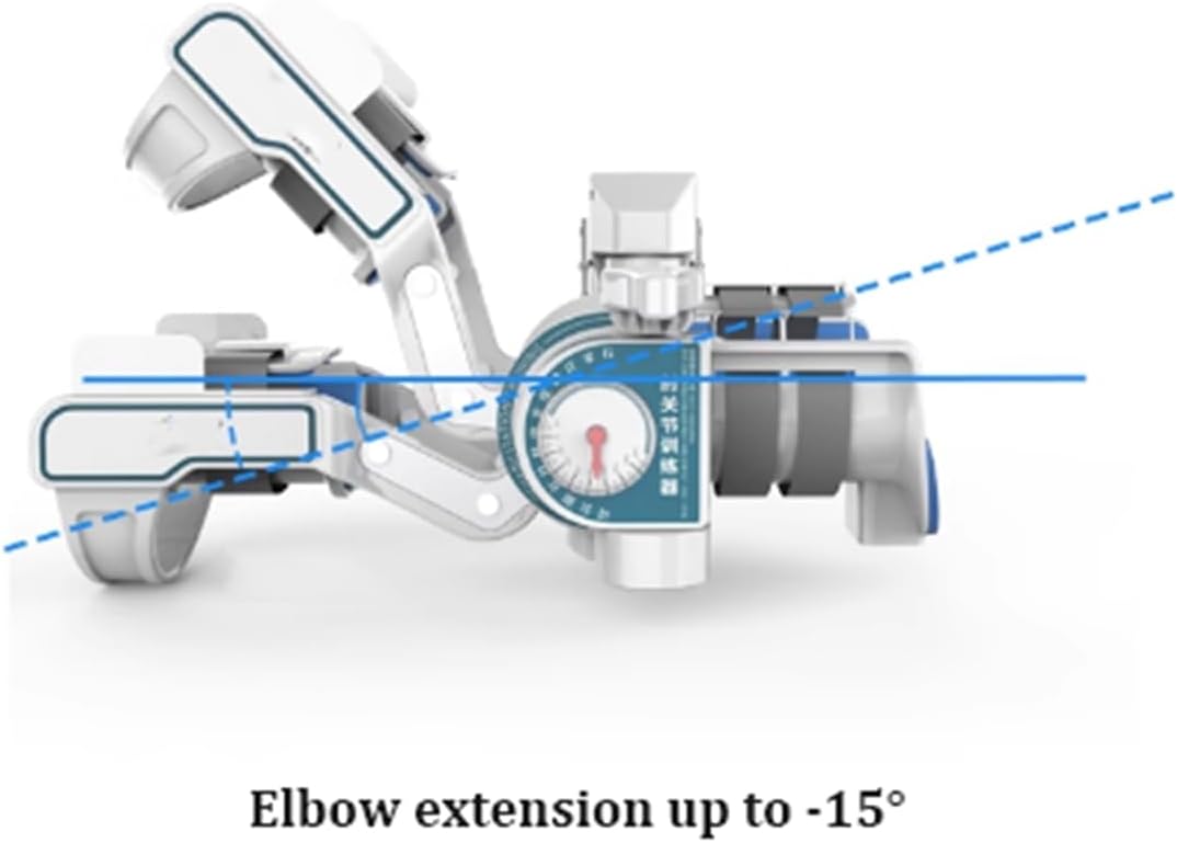 Elbow Joint Training Device,Elbow Braces Hinged Elbow Brace Arm Exerciser, for Arm Fracture Surgery Stiffness straightening and Bending Exercises