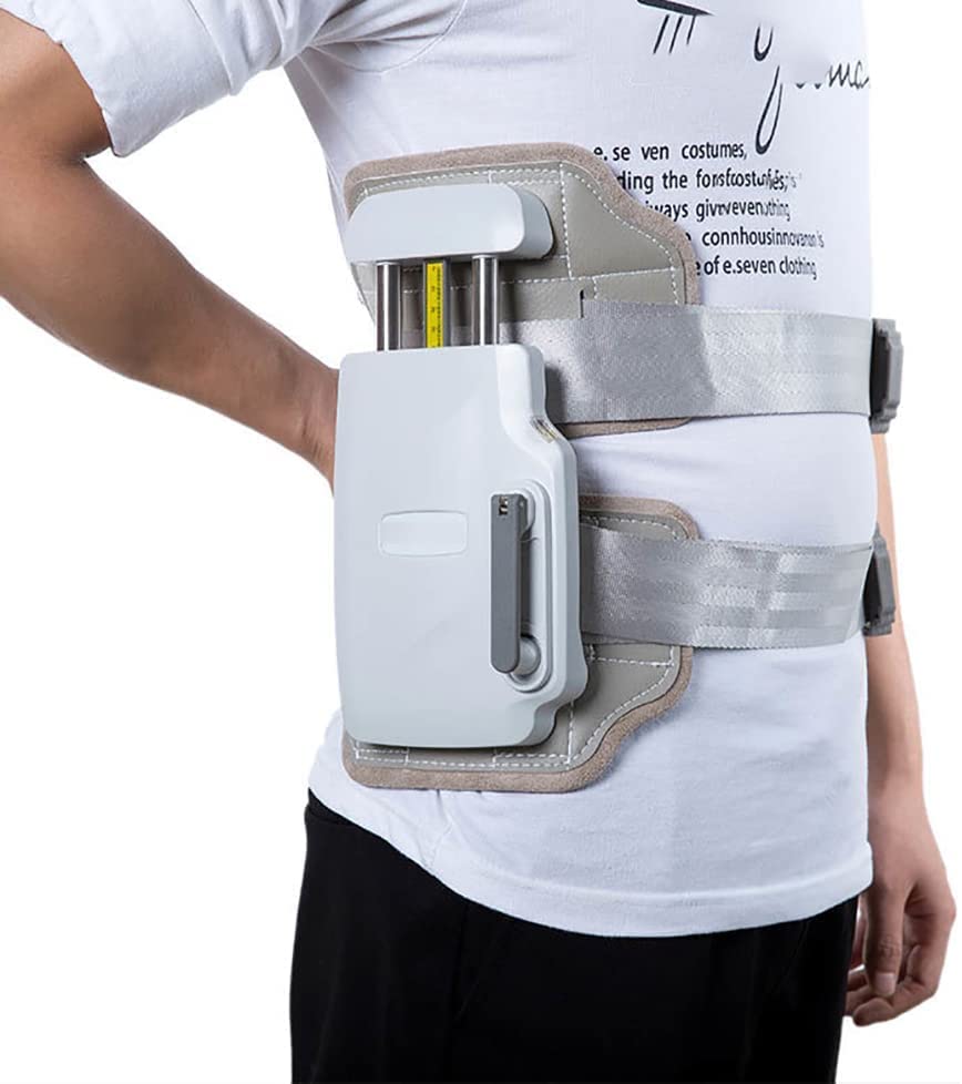 Lower Back Brace, Decompression Lumbar Support Belt, Medical Adjustable Lumbar Decompression Device Belt Space Between The Waist Dish Outstanding Scoliosis Brace Posture Co(