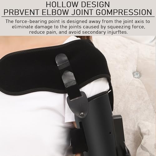 Intelligent Arm Rehabilitation Device | Remote-Controlled Elbow Joint Trainer | Hinged Elbow Brace & Exerciser for Effective Recovery (Left)