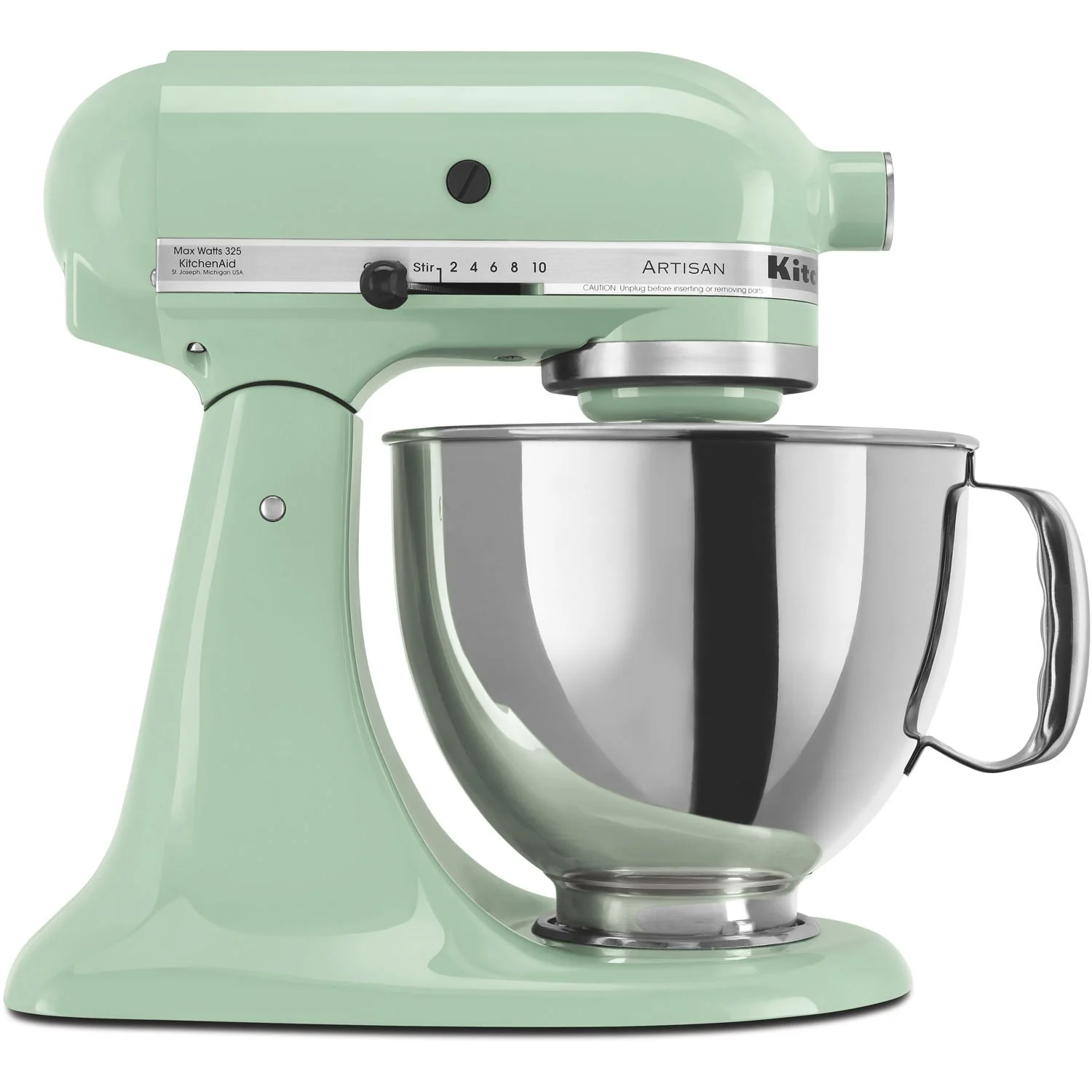 KitchenAid Artisan 5-Quart Tilt-Head Stand Mixer in Pistachio (KSM150PSPT)