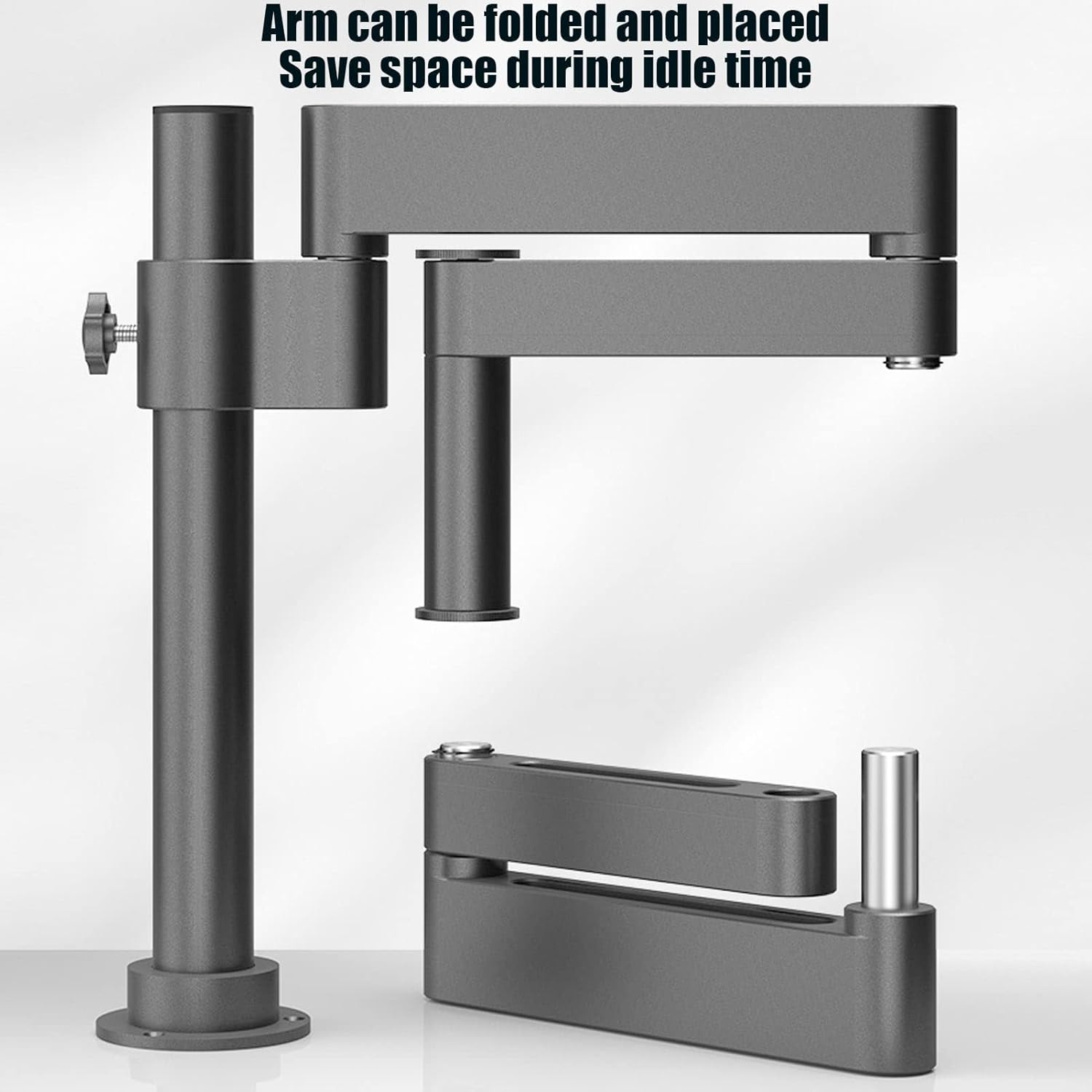 Kadimendium Adjustable Microscope Arm Stand Aluminum Alloy Universal Rotatable Microscope Arm for Microscopes Cameras Load Bearing Over 20kg , Kadimendiumu8n4qhemrw