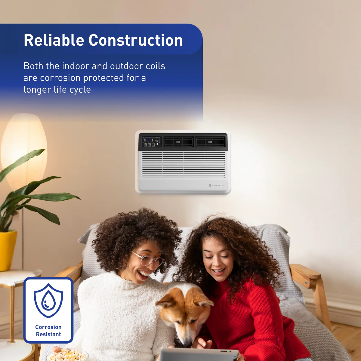 Friedrich Uni-Fit 12,000 BTU Through-the-Wall Air Conditioner with Heat