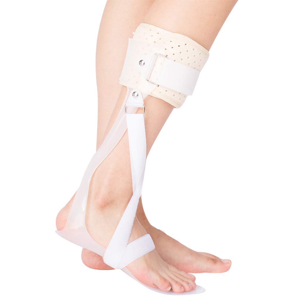 HUANGJUN Drop Orthosis Ankle Foot Orthosis Support Foot Drop Brace Breathable Adjustable Splint Improved Walking Gait Prevents Cramps Ankle Sprains