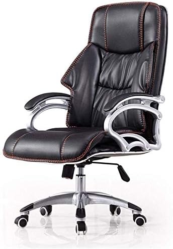 Executive Swivel Adjustable Swivel Office Desk Chair with Armrests Lumbar Support Desk Ergonomic Chair Tilt Ergonomic Desk Chair Office Computer Chair Home Reclining Boss C,