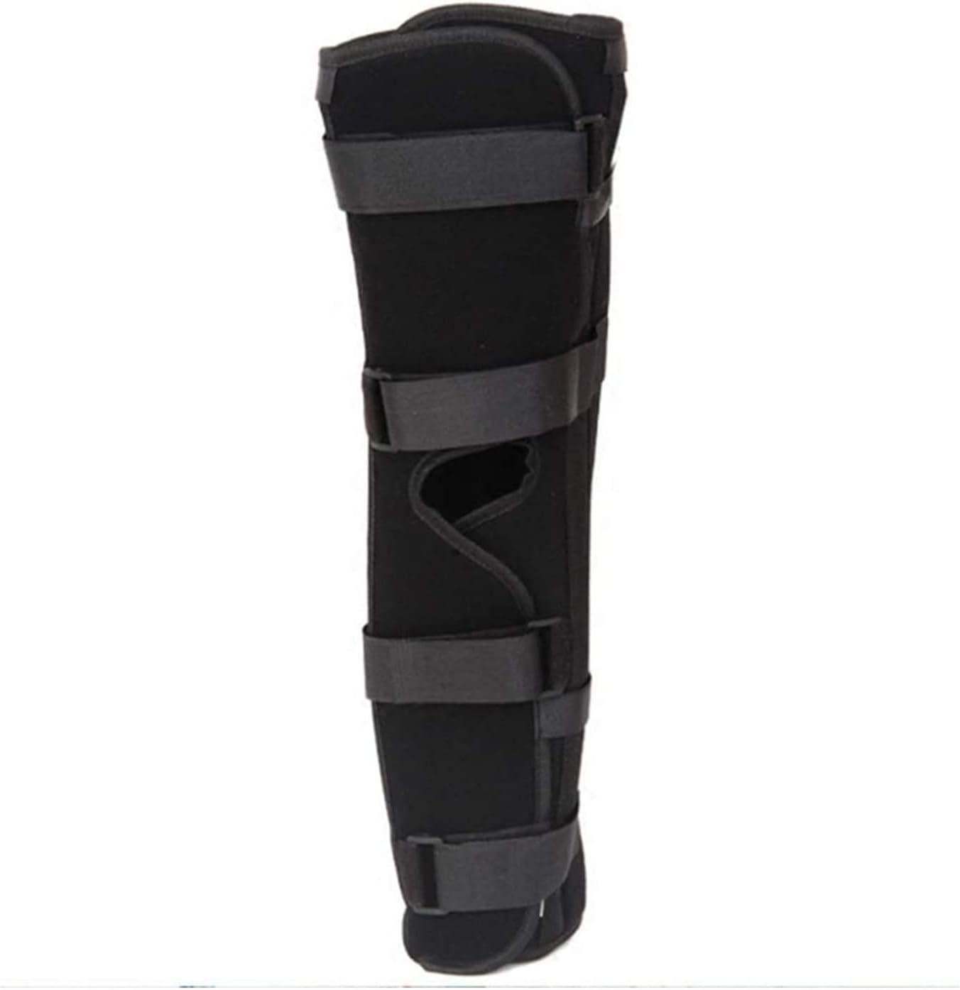 Adjustable Knee Joint Immobilizer Brace Breathable Leg Immobilizer for Joint Pain Relief Arthritis Injury Recovery Workout 22.7.27 (Color : Black, Size : S) (,Black-M