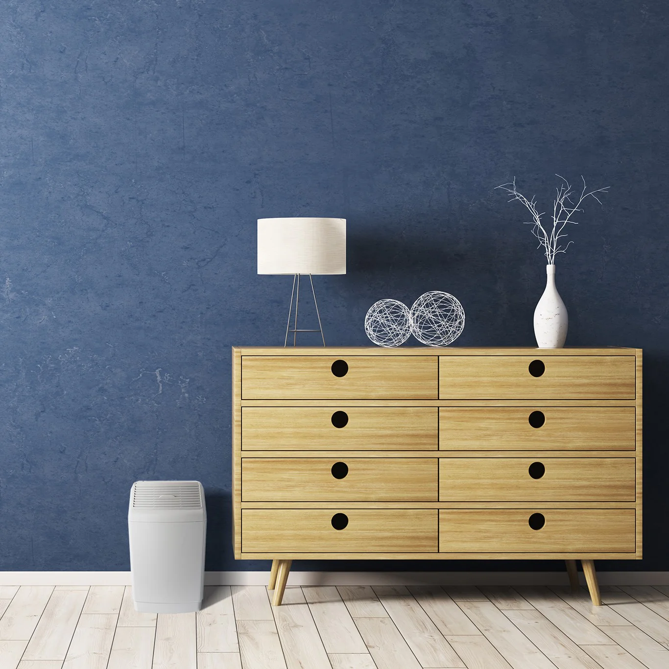 AIRCARE Space Saver 6-Gal. Cool Mist Evaporative Whole House Digital Humidifier