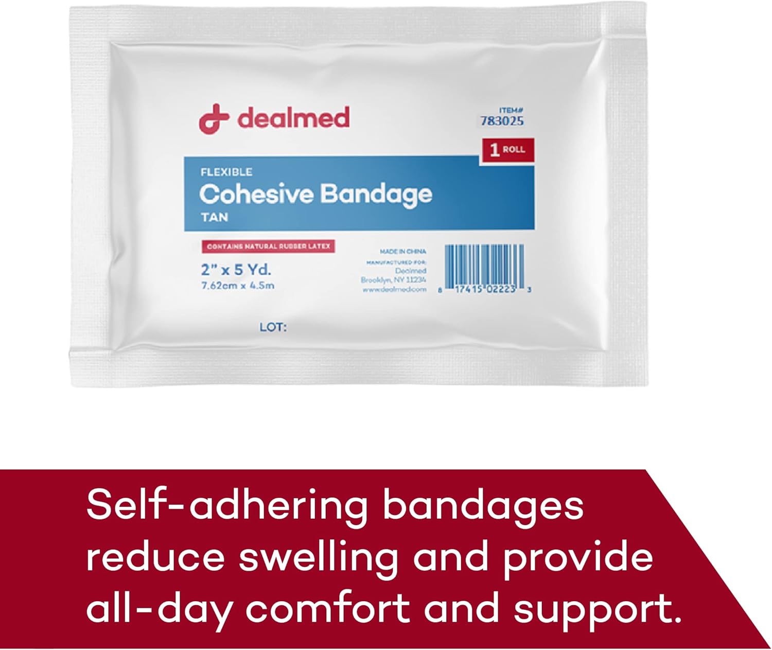Dealmed Non-Adherent Cohesive Bandage Wrap – 2