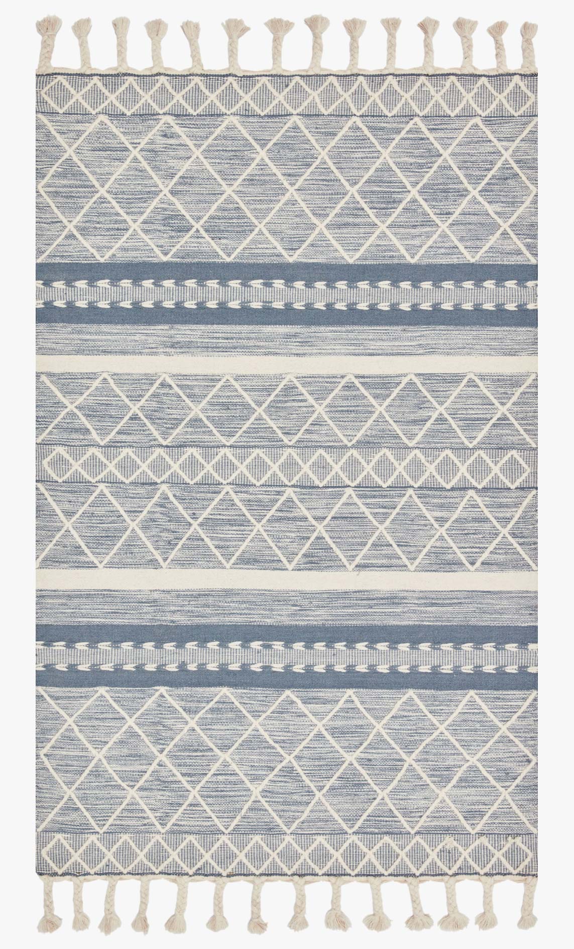 Loloi II Sawyer Collection - Contemporary Hand Loomed Rug in Teal (SAW-04)