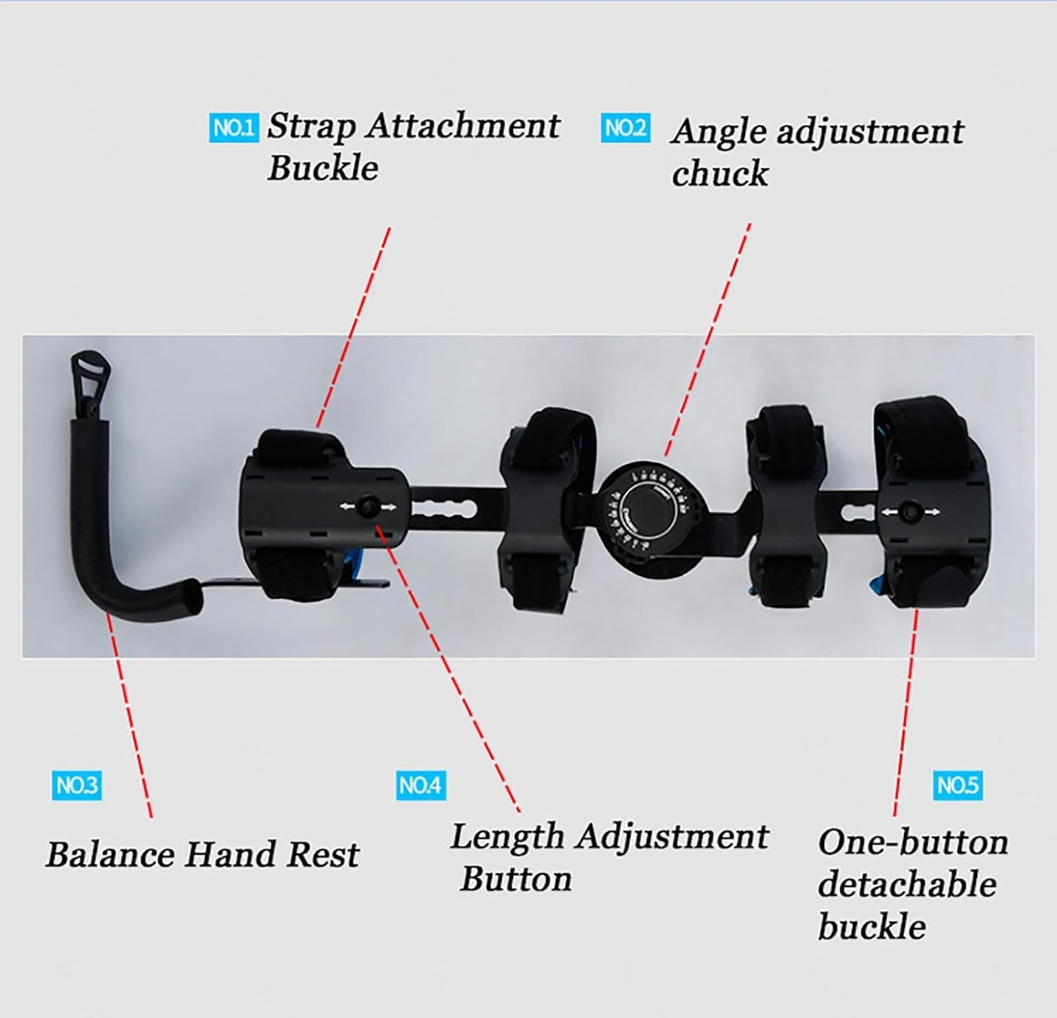 ROM Hinged Elbow Brace Adjustable Post OP Elbow Splint Immobilizer Arm Support Splint Orthosis Orthotics Arm Injury Recovery, Arm Ligament and Tendon Repairs,Right