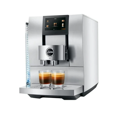 Jura Z10 Automatic Coffee Machine for Hot and Cold Coffee (Aluminum White)