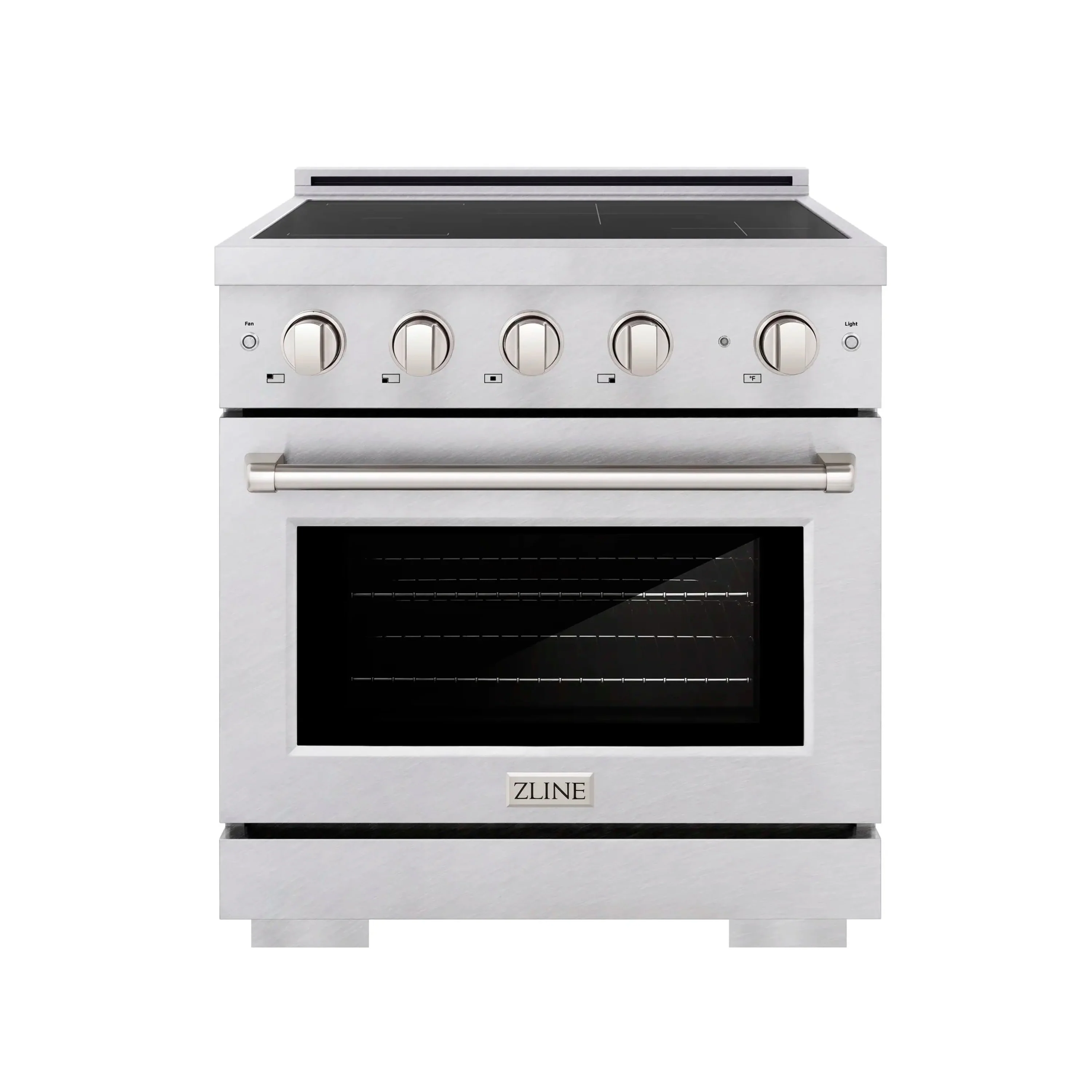 ZLINE 30-Inch, 4.2 Cu. Ft. Paramount Induction Range with 4 Element Cooktop and Electric Convection Oven in Satin Stainless Steel (SINRS-30)