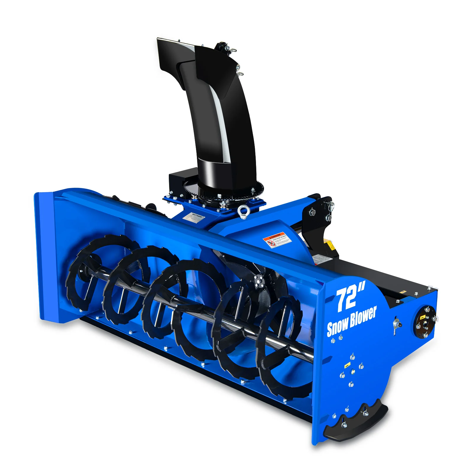 72'' Tractor  3 Point PTO Snow Blower 25-90 HP with Hydraulic Chute Rotator