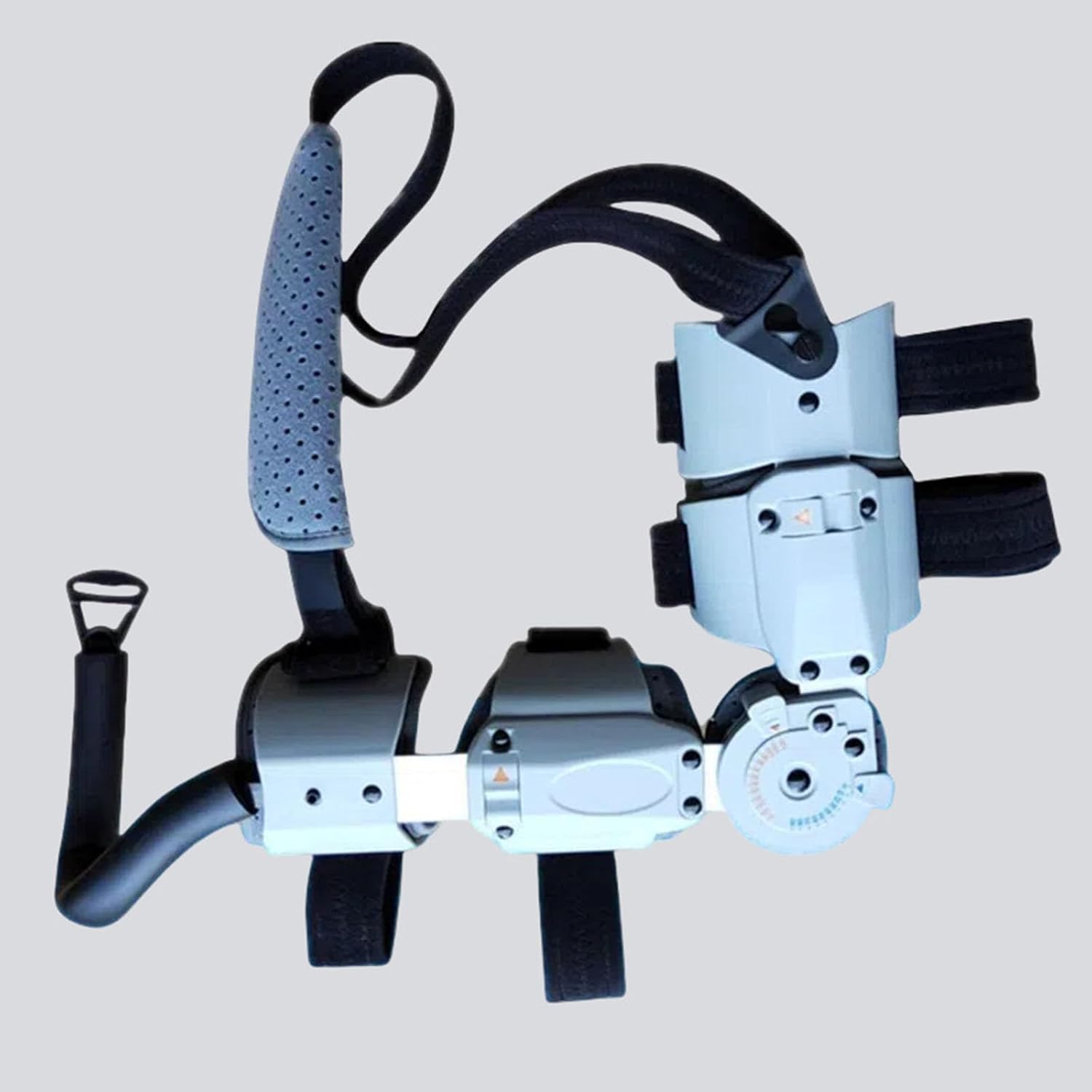 SFKLYU Hinged Elbow Brace with Strap Sling Adjustable Post Op Elbow Splint for Post Tendon Injury Surgery Pain Relief Recovery,Right