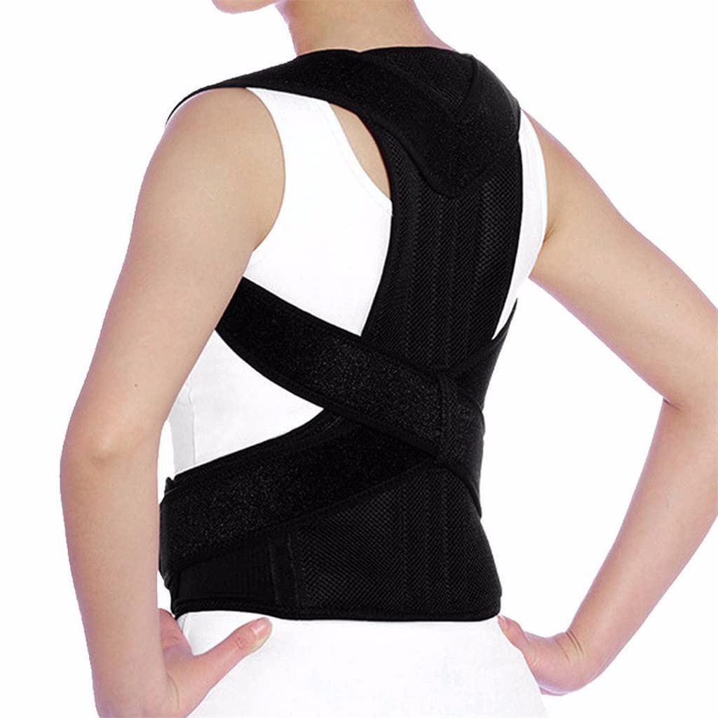 Adjustable Adult Corset Posture Correction Belt Back Posture Corrector Shoulder Lumbar Brace Spine Support Belt(XXL code)