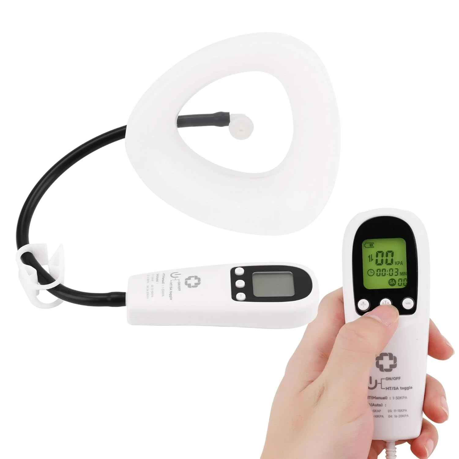 Pectus Excavatum Orthosis Brace with Automatic Air Pump, Sternal Depression Support, Thoracic Depression Brace, Sunken Sternum Splint for Sunken Chest (Medium)