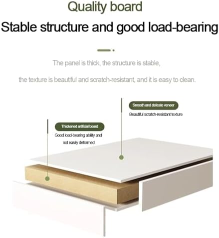 Mobility Table Over Bed，Over Bed Desk Height Adjustable 65-95cm Medical Table with Wheels Laptop Stand Computer Standing Desk Standing Over Bed Table King Size(Color:Wood)