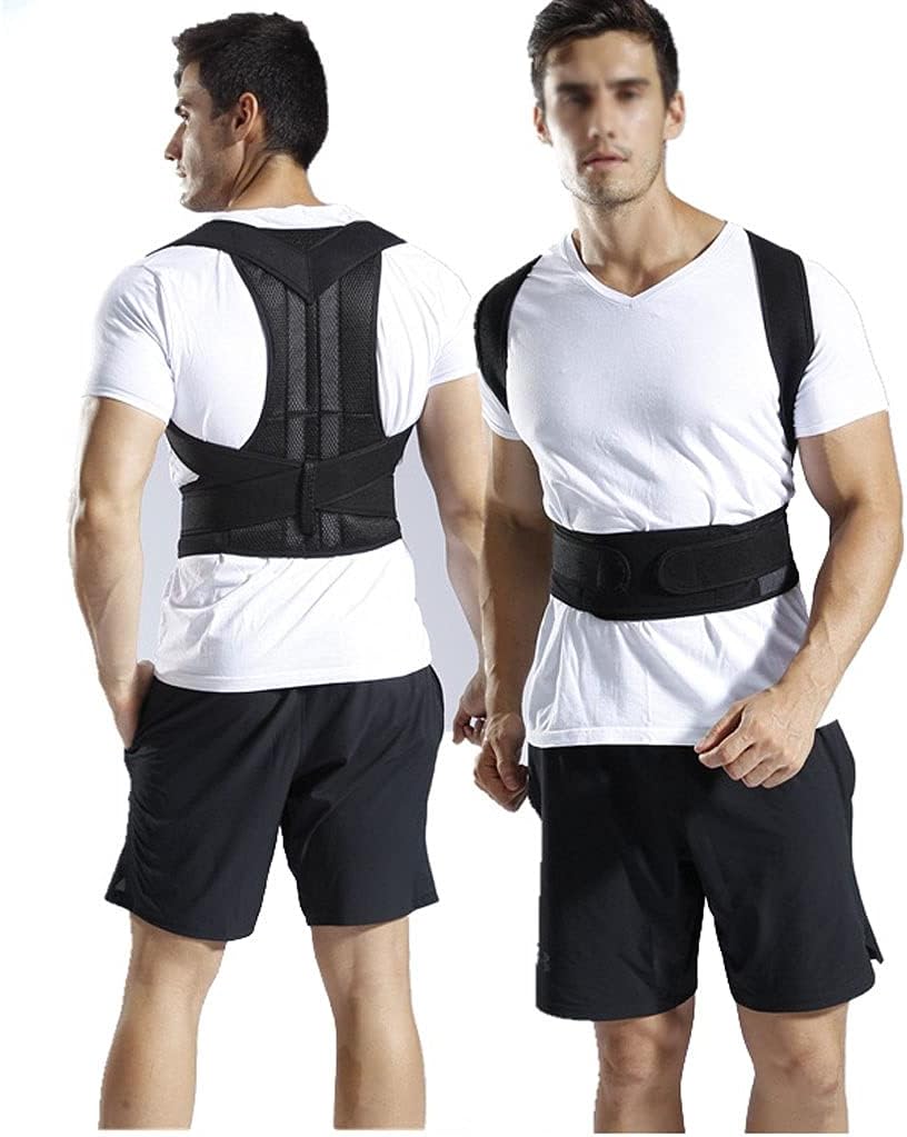 Posture Corrector Lumbar Support Belt for Men and - Adjustable Waist Trimmer Straps for Clavicle Support Neck Back and Shoulder